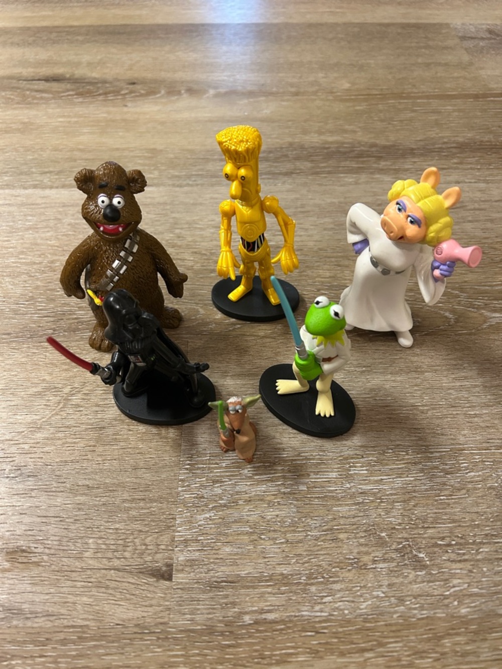Star Wars Muppets 2008 Disney Star Tours Collectible Figures Set of 6